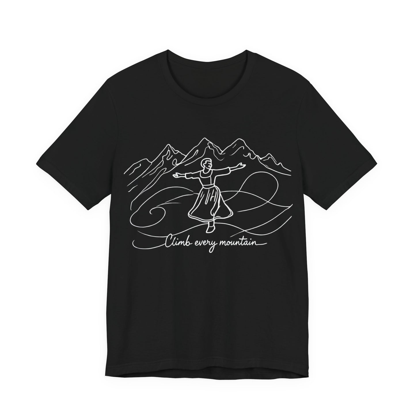 Sound of Music, Climb Every Mountain Adult Unisex Tee