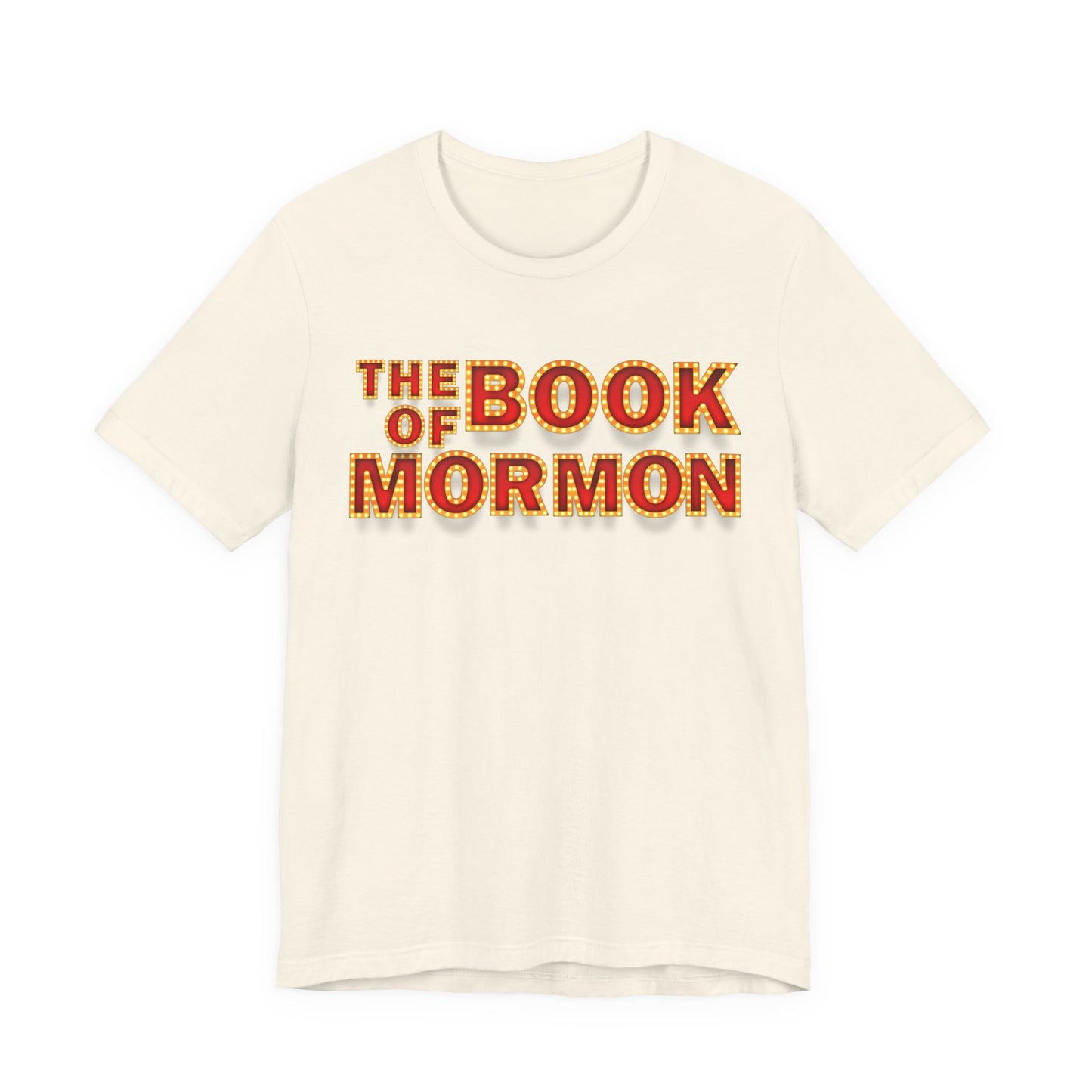 The Book of Mormon Broadway Marquee Sign Adult Unisex Tee