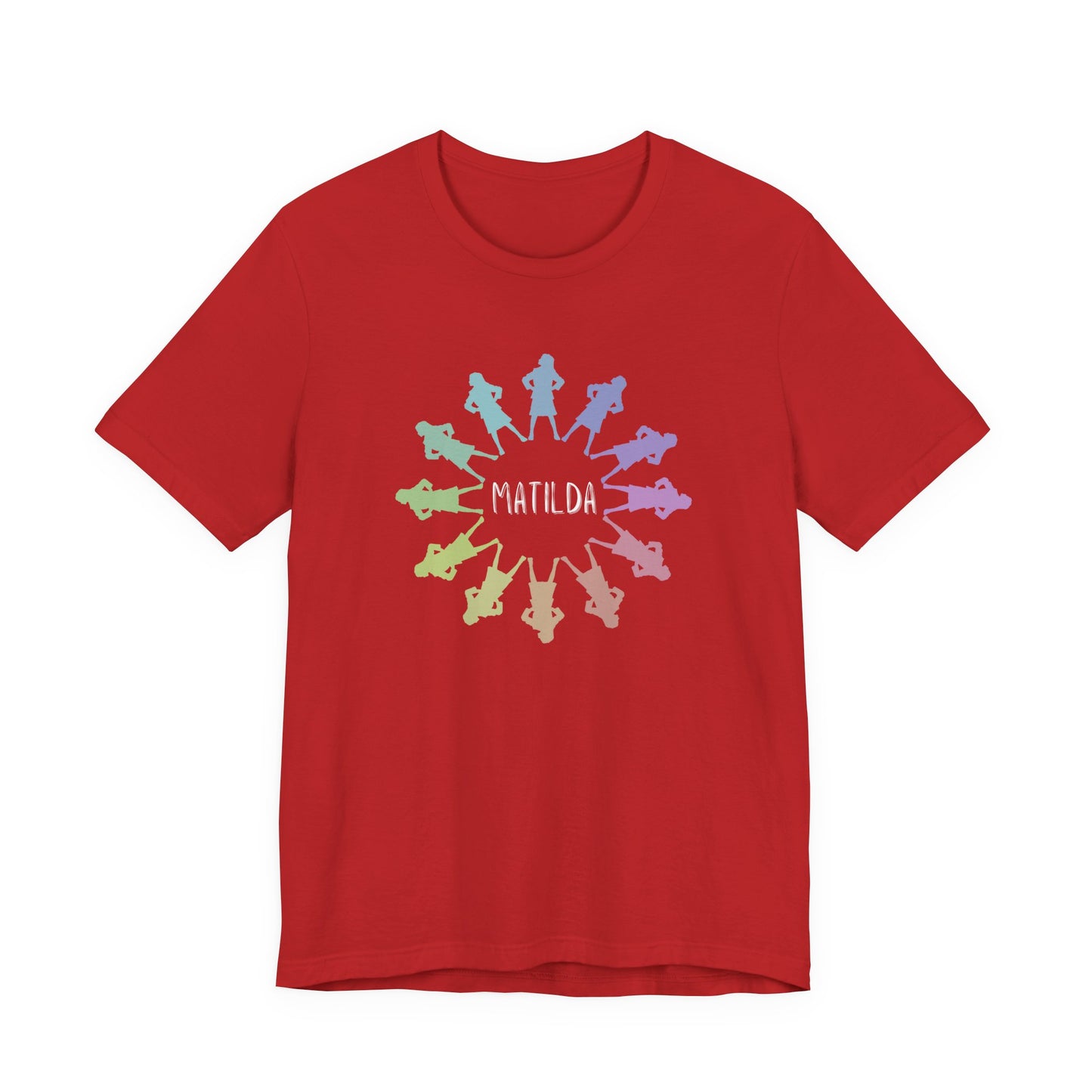 Matilda Gradient Strong Girl Adult Unisex Tee