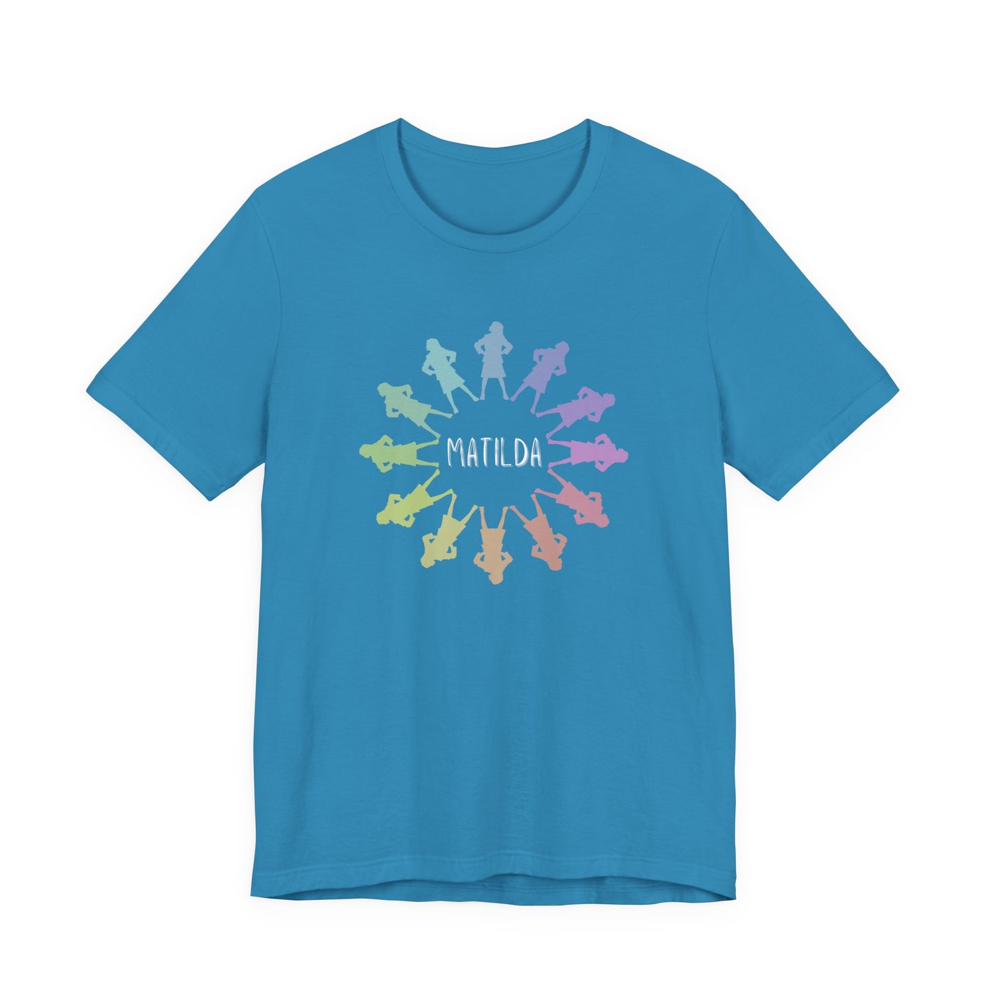 Matilda Gradient Strong Girl Adult Unisex Tee