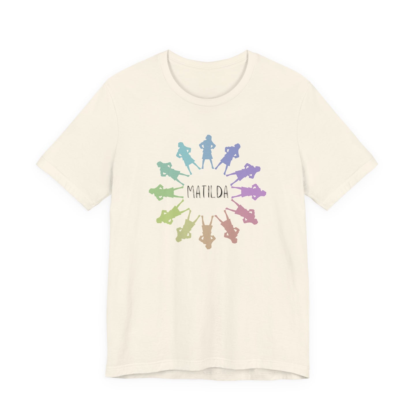 Matilda Gradient Strong Girl Adult Unisex Tee