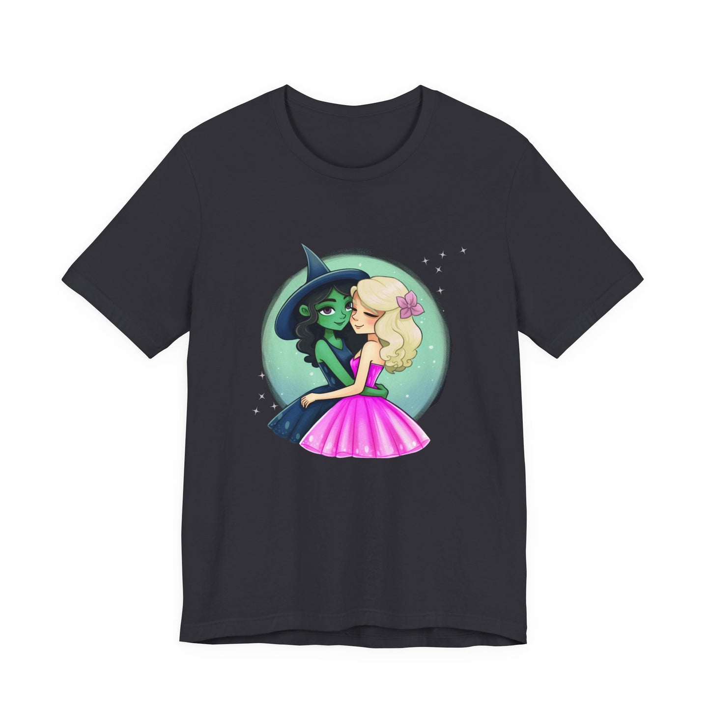 Wicked, Elphaba & Glinda, Best Friends Adult Unisex Tee