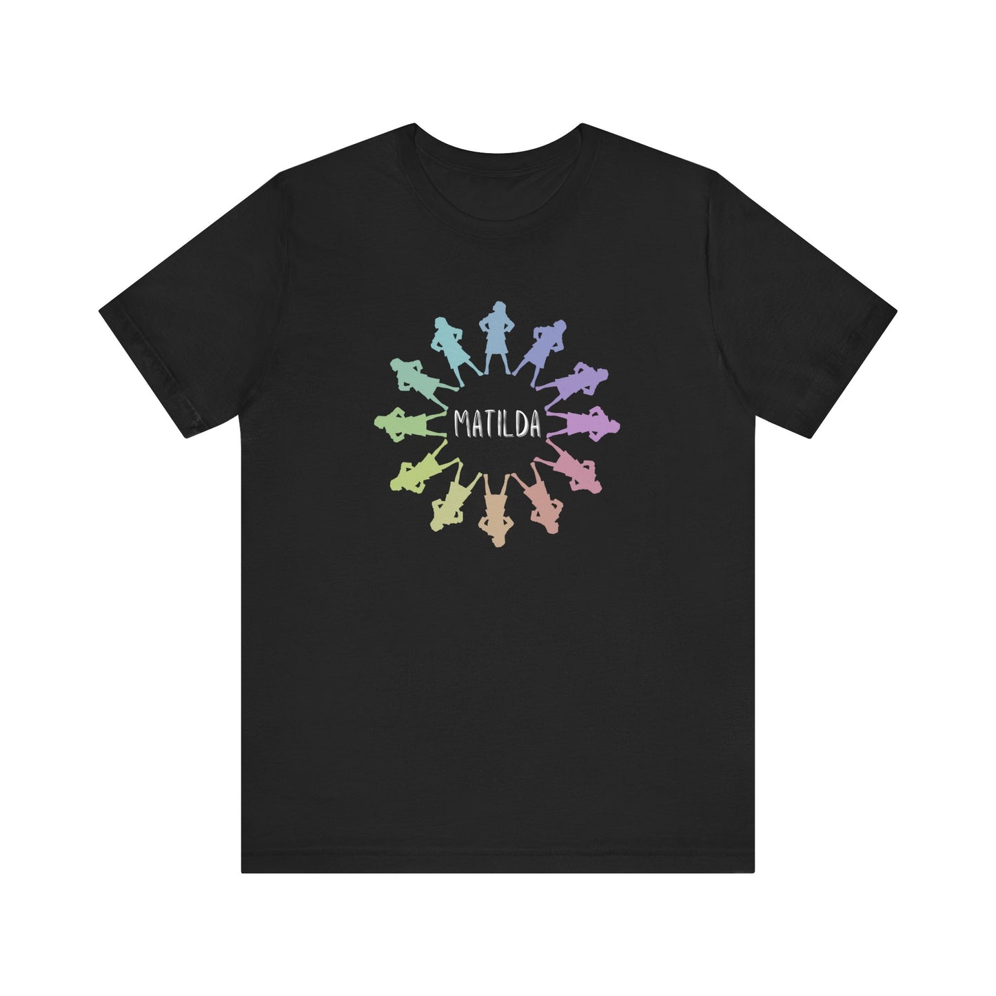 Matilda Gradient Strong Girl Adult Unisex Tee