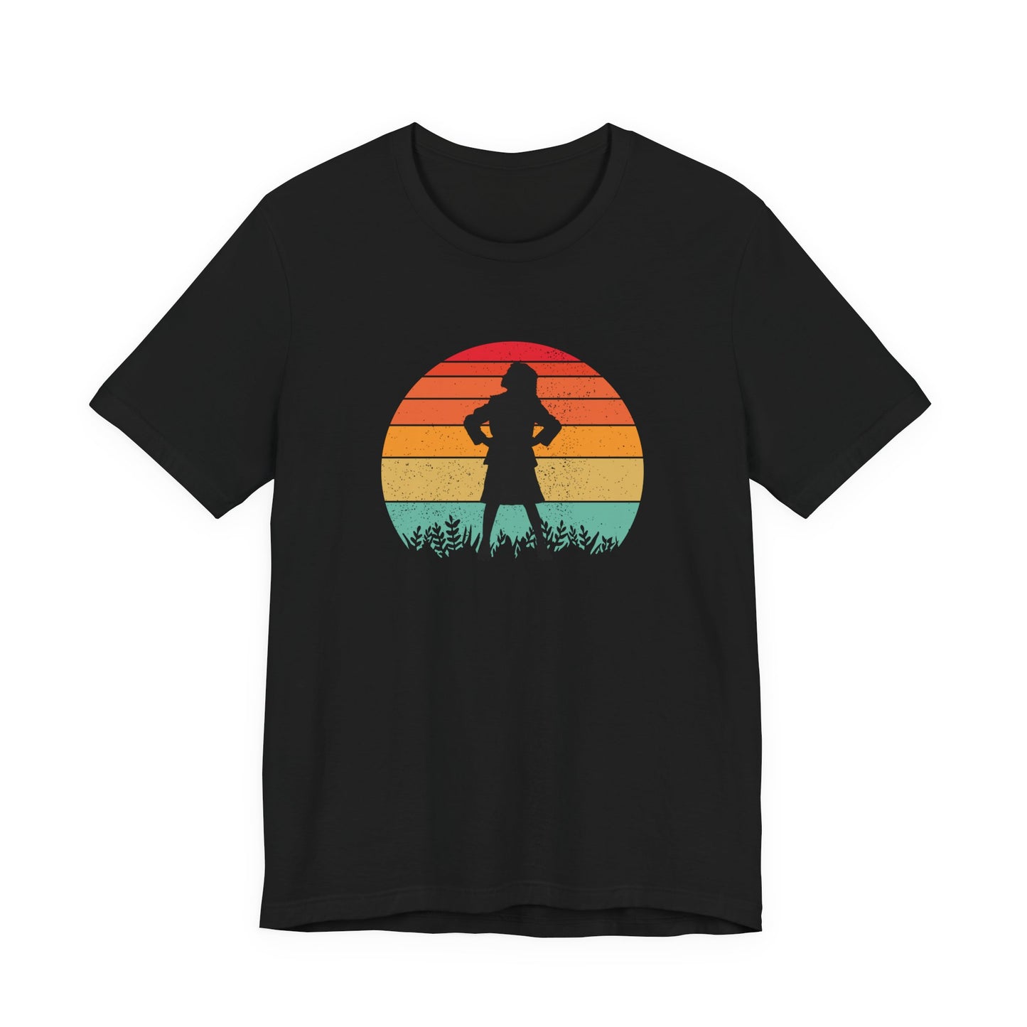 Matilda Strong Girl Sunset Retro Adult Unisex Tee
