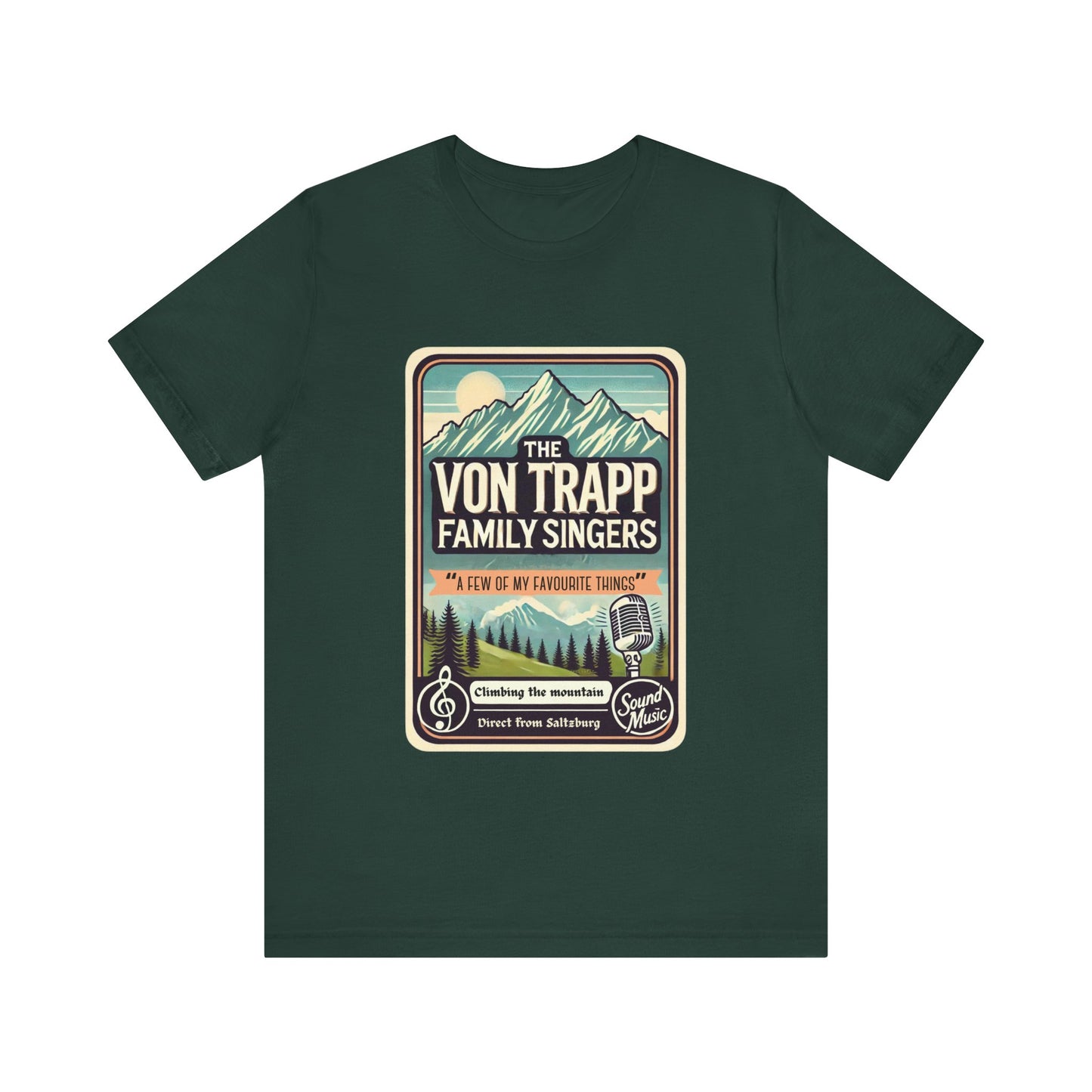 The Sound of Music, Von Trapp Family Singers Adult Unisex Tee
