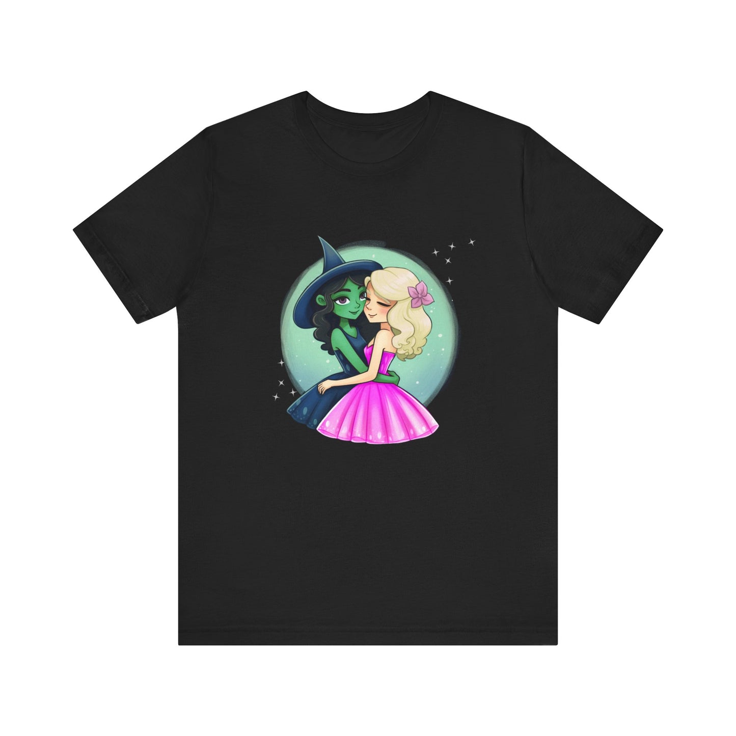 Wicked, Elphaba & Glinda, Best Friends Adult Unisex Tee