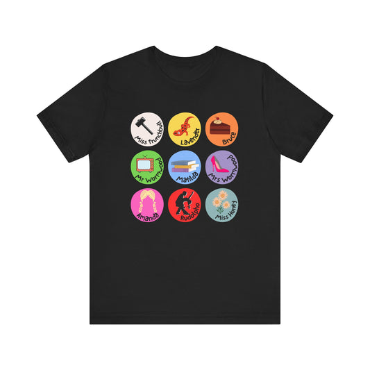 Characters of Matilda Adult Unisex Tee
