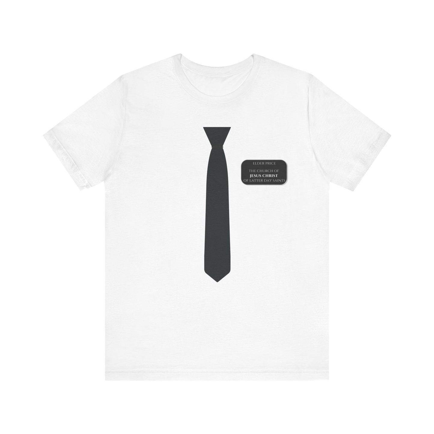 Elder Price Costume Shirt & Tie Book of Mormon Adult Unisex Tee