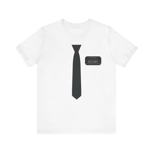 Elder Price Costume Shirt & Tie Book of Mormon Adult Unisex Tee