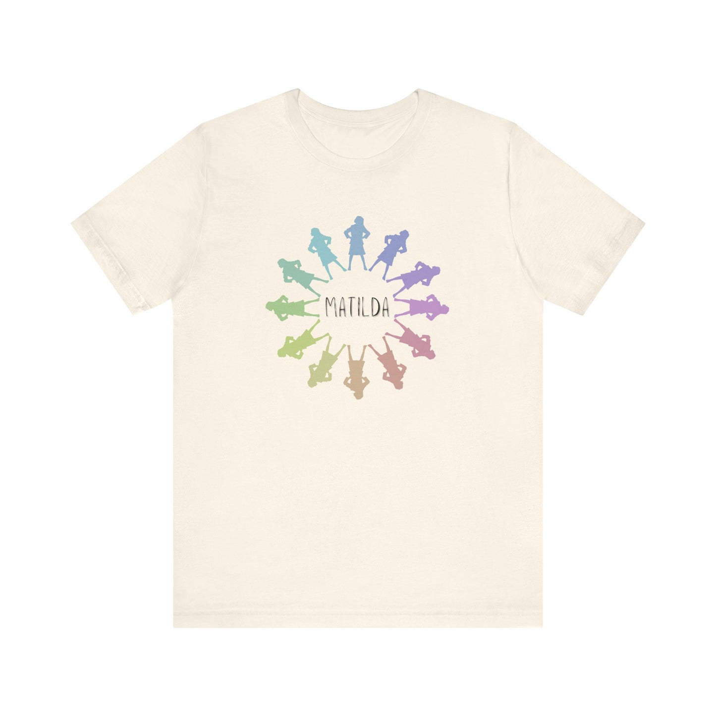 Matilda Gradient Strong Girl Adult Unisex Tee