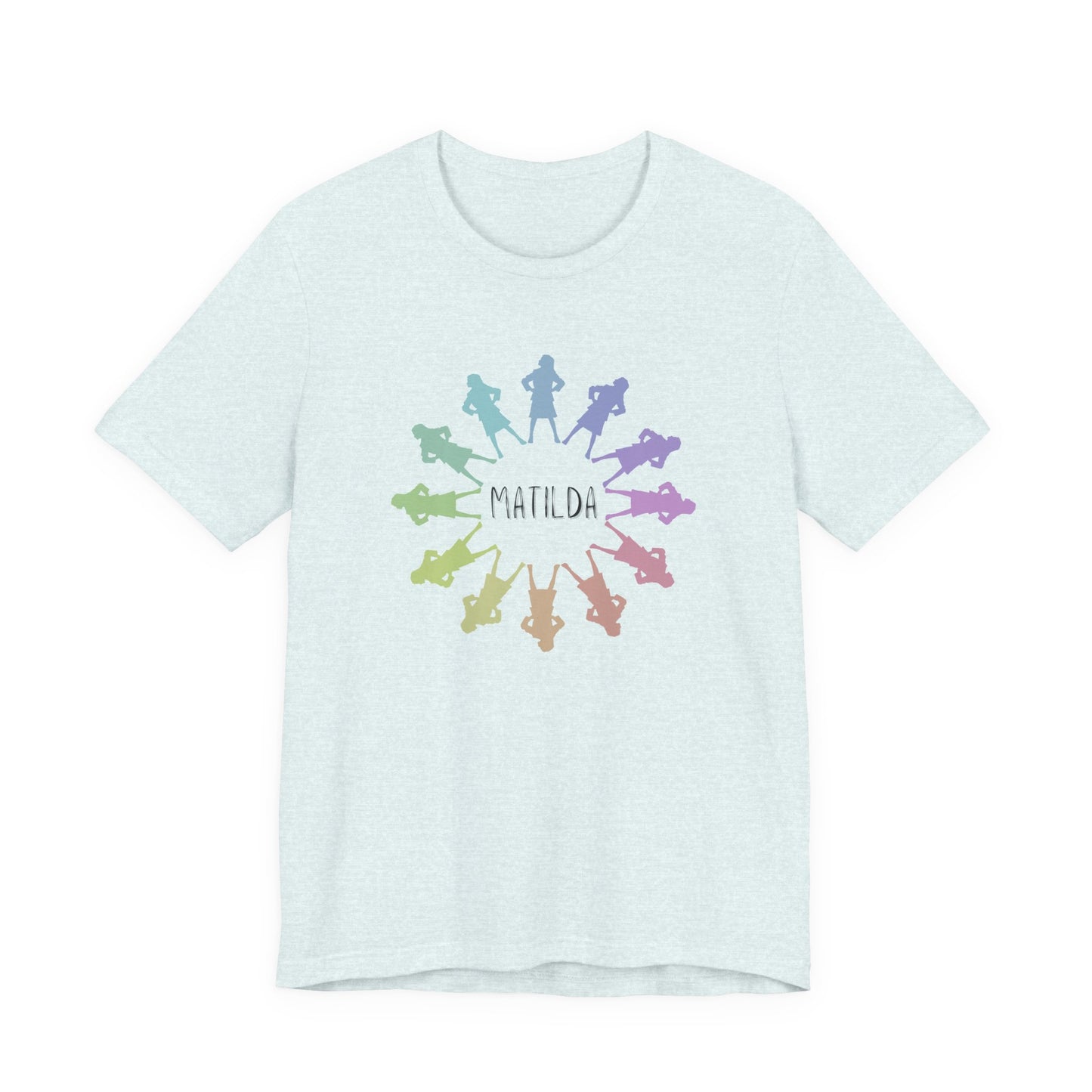 Matilda Gradient Strong Girl Adult Unisex Tee