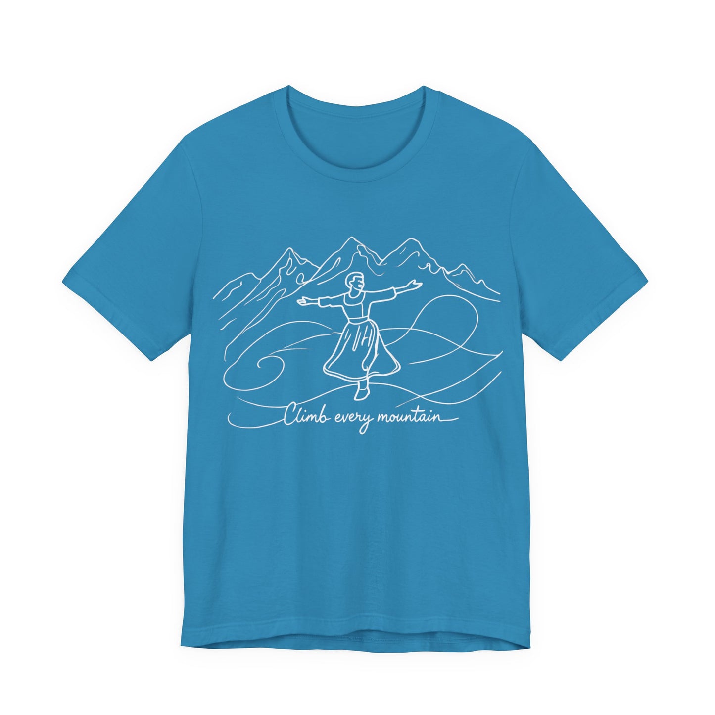 Sound of Music, Climb Every Mountain Adult Unisex Tee