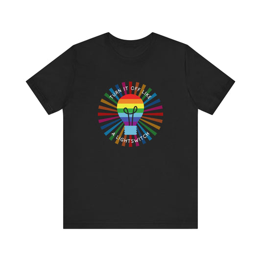 Turn It Off! Elder McKinley Book of Mormon Adult Unisex Tee