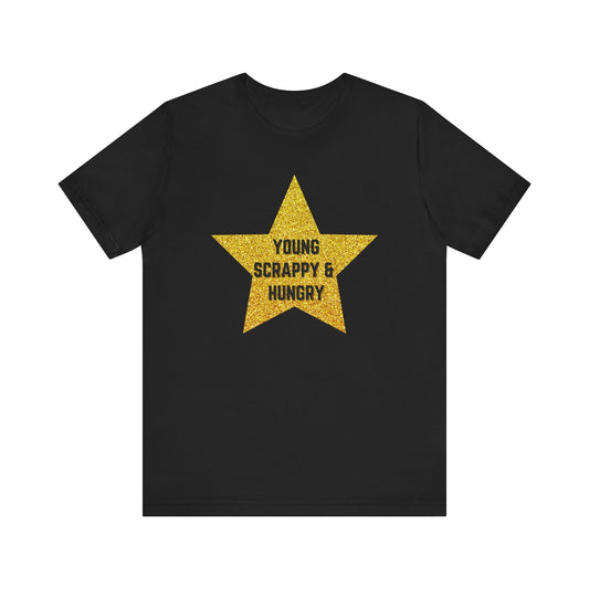 Hamilton Young Scrappy & Hungry Adult Unisex Tee