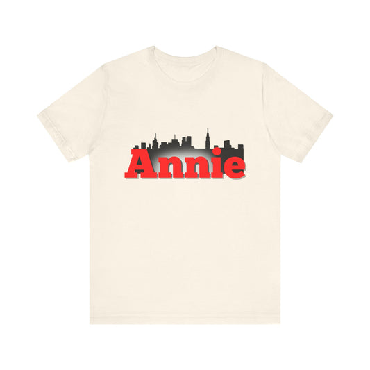 Annie New York Skyline Adult Unisex Tee