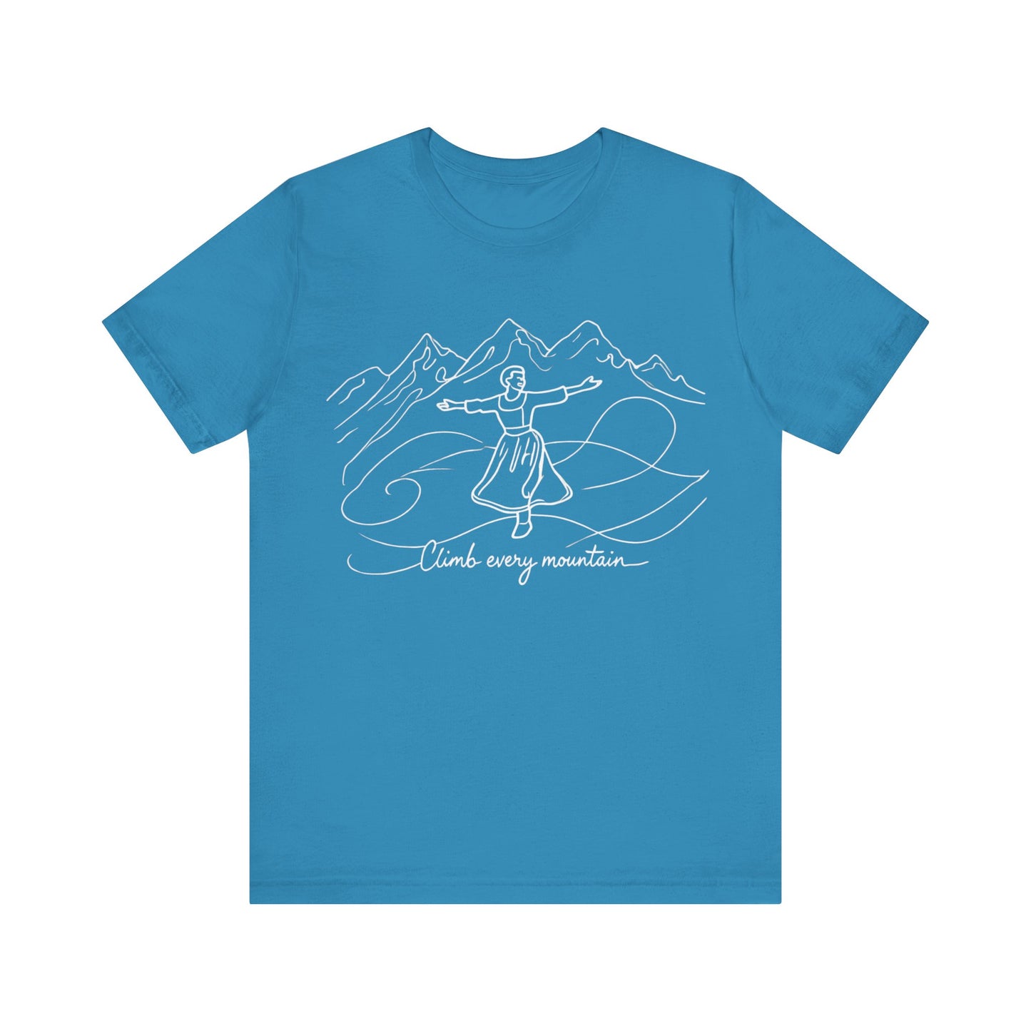 Sound of Music, Climb Every Mountain Adult Unisex Tee