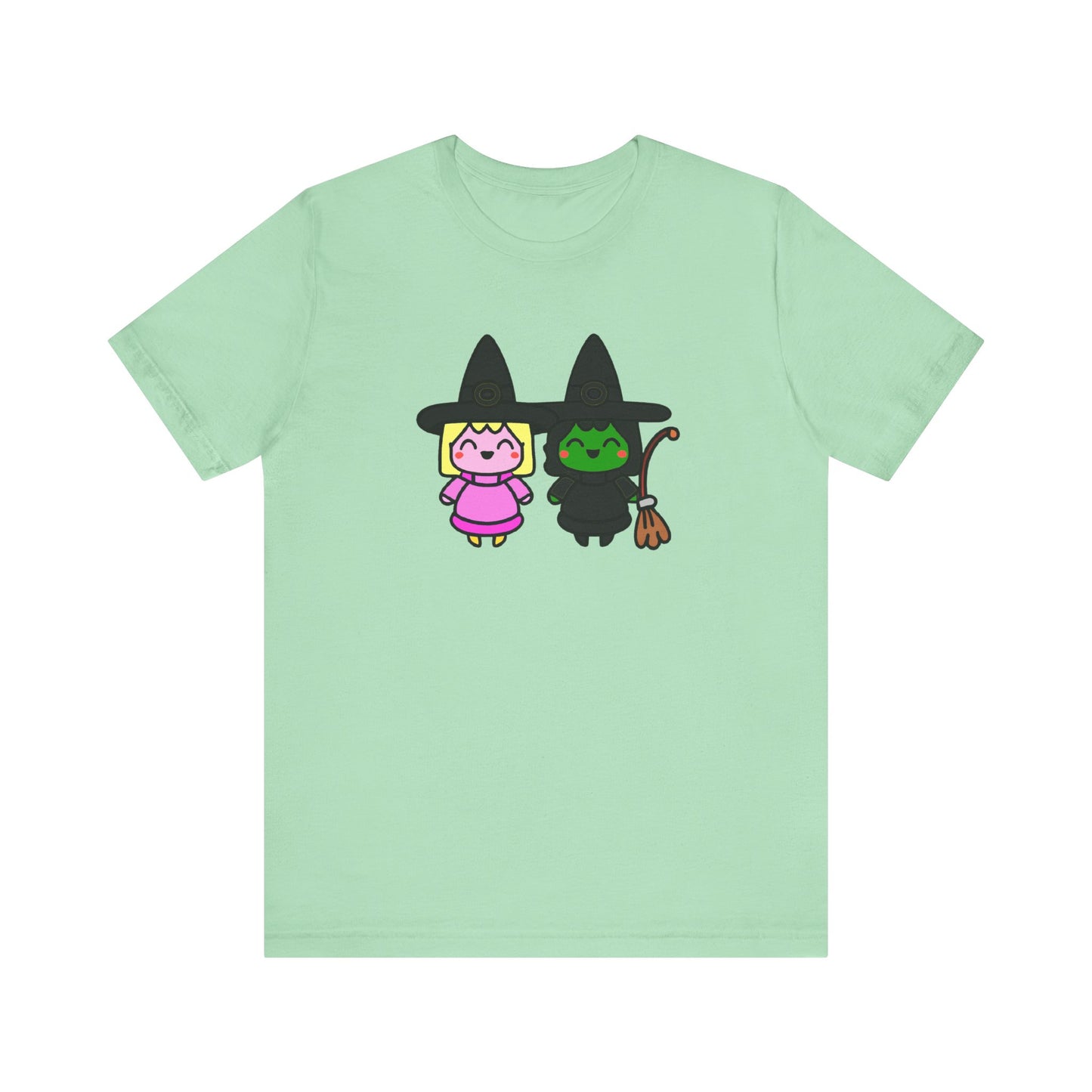 Wicked Elphaba Glinda Kawaii Adult Unisex Tee