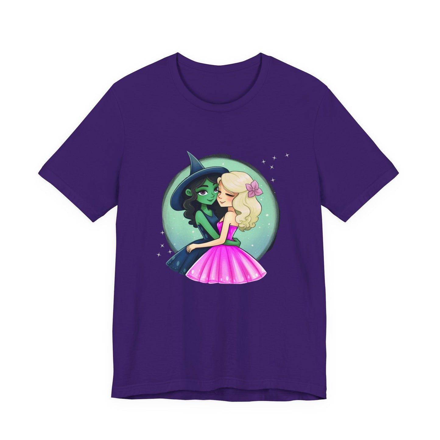 Wicked, Elphaba & Glinda, Best Friends Adult Unisex Tee