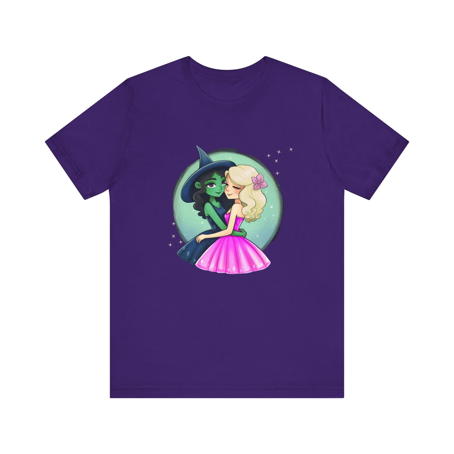 Wicked, Elphaba & Glinda, Best Friends Adult Unisex Tee